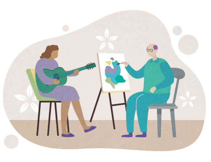 The power of music and art therapy for dementia